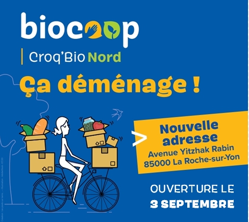 Biocoop Croq'Bio Nord, ça déménage !