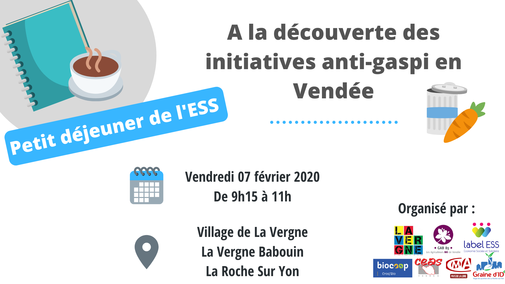 Initiatives anti-gaspi en Vendée Initiatives anti-gaspi en Vendée