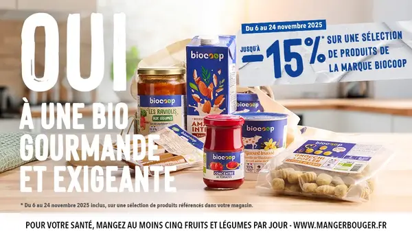 OUI à une BIO Gourmande et Exigeante