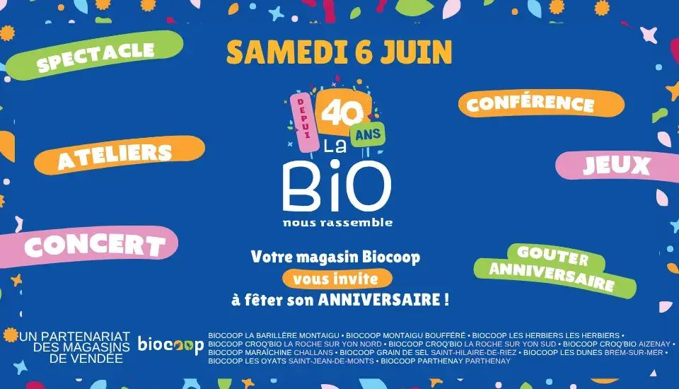 Réservez votre 6 juin ! 🎉